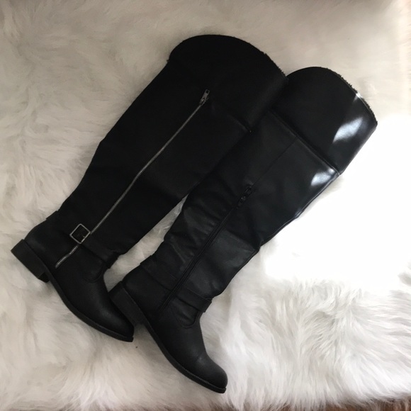 JustFab Shoes - Just Fab Over the Knee Boots.